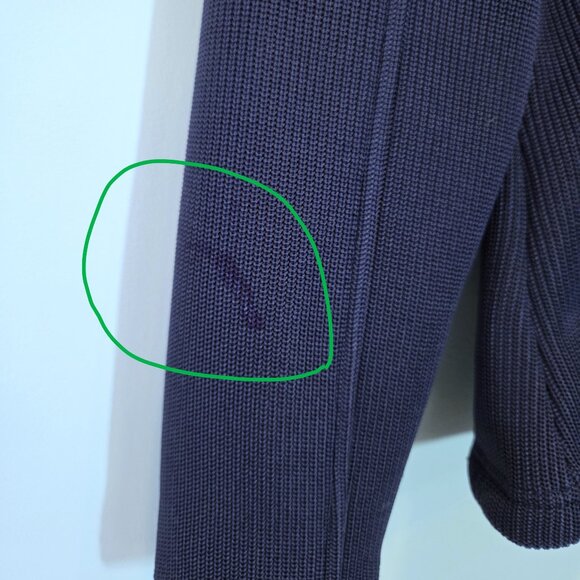 Spyder Blue Knit Fleece Jacket Size M - Picture 5 of 5